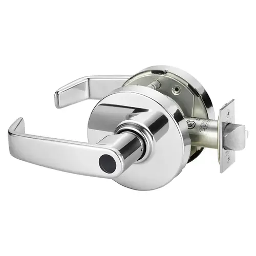 Cylindrical Lock Bright Chrome