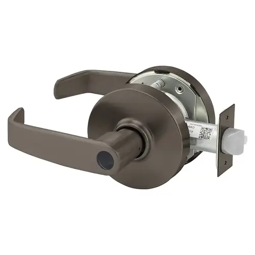 10X-Line Entry L Lever, Less C10X-1 Cylinder, 2-3/4" Backset, ANSI Strike, Grade 1, 613E/US10BE Dark Satin Bronze