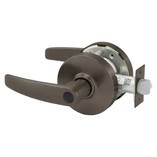 KIT - 10X-Line Double Cylinder Utility/Asylum/Institutional B Lever, Less C10X-1 Cylinder, 2-3/4" Backset, Grade 1, ANSI Strike, 613E/US10BE Dark Satin Bronze