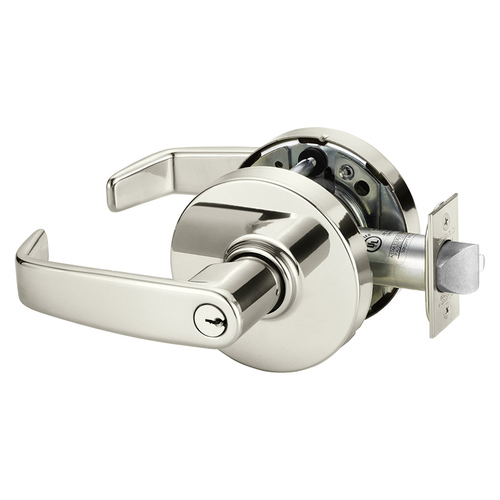 Cylindrical Lock Polished Nickel