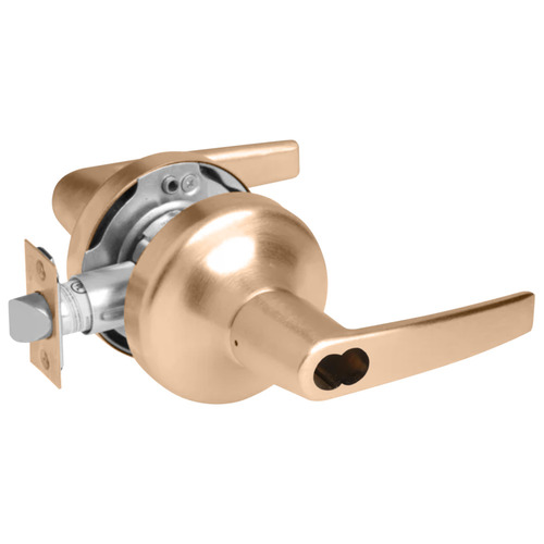 Cylindrical Lock Satin Bronze