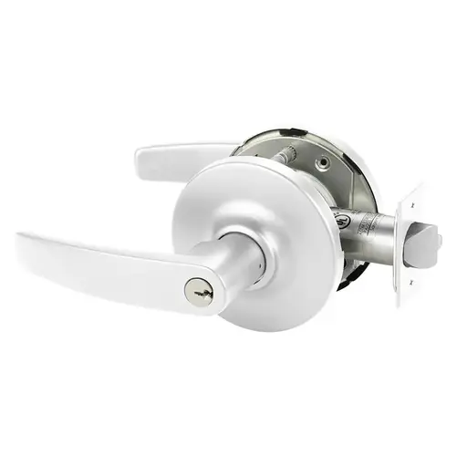 LC-10XG70 GB WSP Electrified Cylindrical Lock White Suede Powder Coat