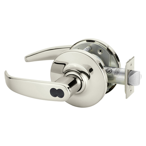 Cylindrical Lock Polished Nickel