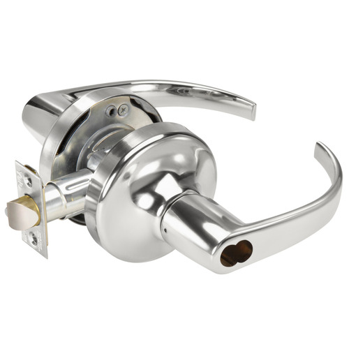 Cylindrical Lock Bright Chrome