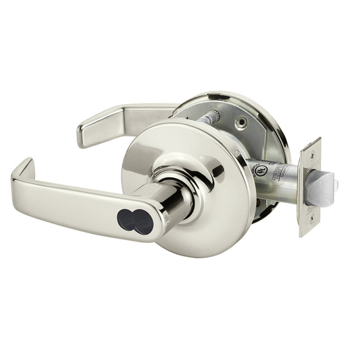 Cylindrical Lock Polished Nickel