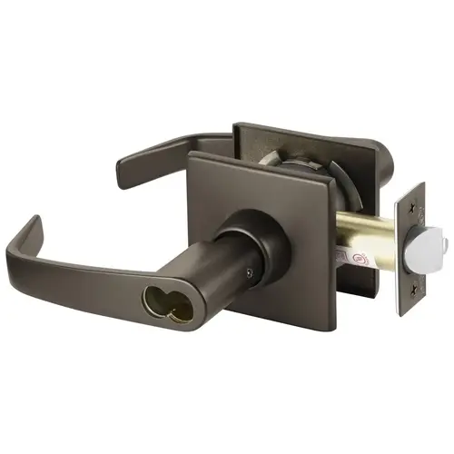 Cylindrical Lock Dark Oxidized Satin Bronze Oil Rubbed