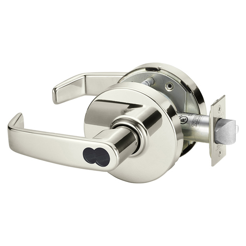 Cylindrical Lock Polished Nickel