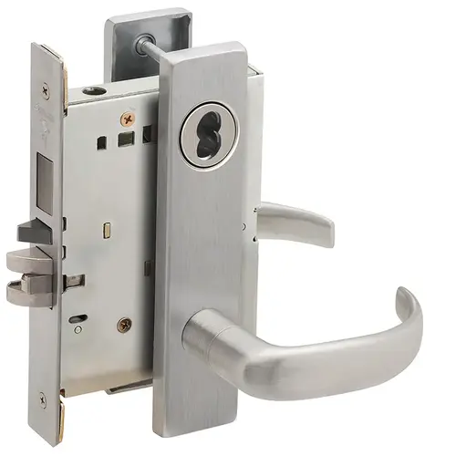 Lock Mortise Lock Satin Stainless Steel