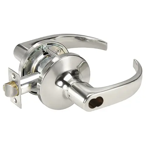 Cylindrical Lock Bright Chrome