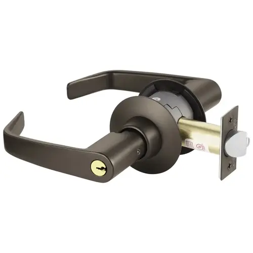 Cylindrical Lock Dark Oxidized Satin Bronze Oil Rubbed