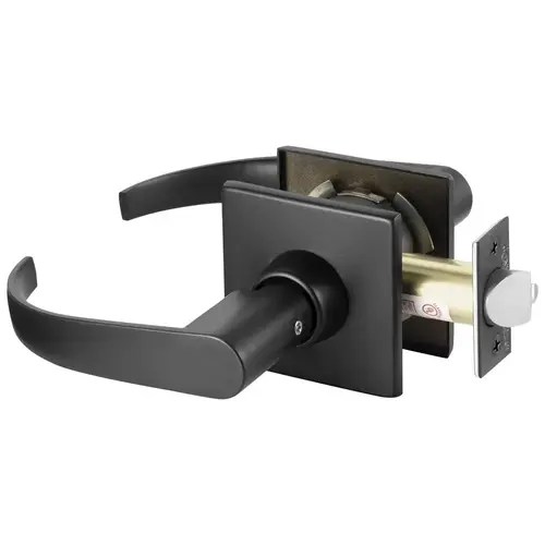 Cylindrical Lock Black Suede