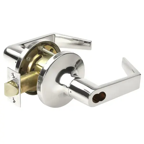 Cylindrical Lock Bright Chrome