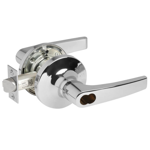 Cylindrical Lock Bright Chrome