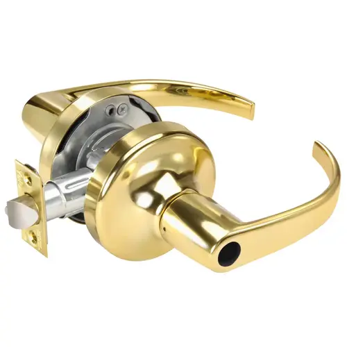 Cylindrical Lock Bright Brass