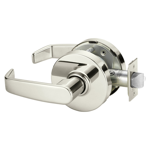 Cylindrical Lock Polished Nickel