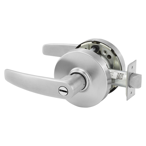 KIT - 10X-Line Privacy B Lever, 2-3/4" Backset, Grade 1, ANSI Strike, 626/US26D Satin Chrome