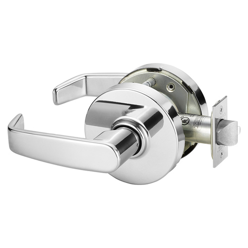 Cylindrical Lock Bright Chrome