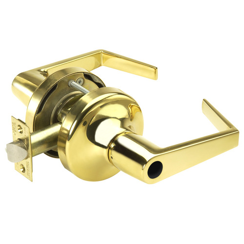 Cylindrical Lock Bright Brass