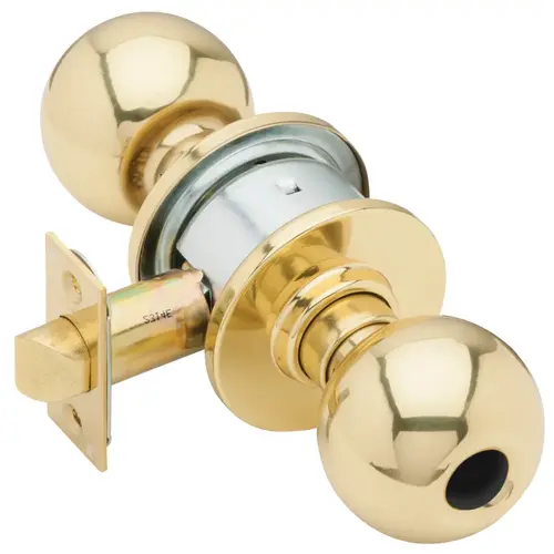 A85LD ORB 605 Cylindrical Lock Bright Brass