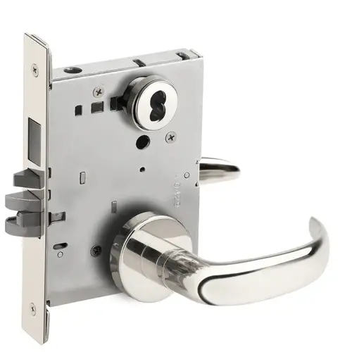 Lock Mortise Lock Bright Chrome