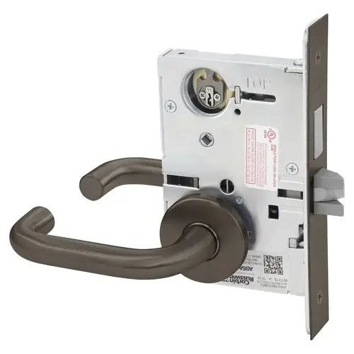 Mortise Lock Dark Oxidized Satin Bronze Oil Rubbed