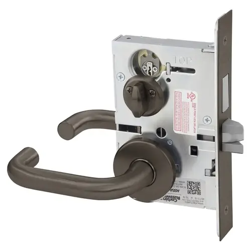 Mortise Lock Dark Oxidized Satin Bronze Oil Rubbed