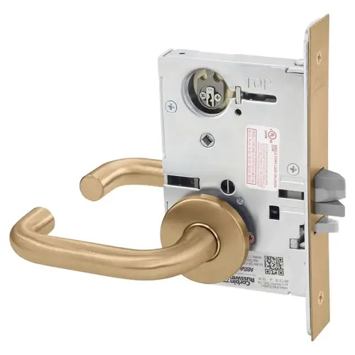 Mortise Lock Satin Bronze Clear Coated