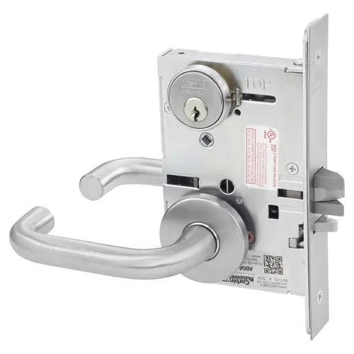 ML2055 Mortise Classroom Lever Lockset, Satin Chrome