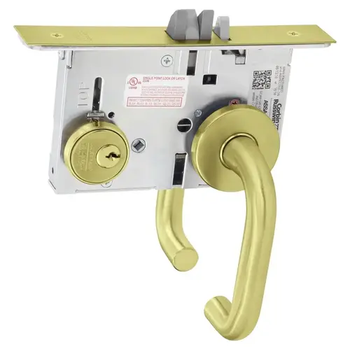 Mortise Lock Satin Brass