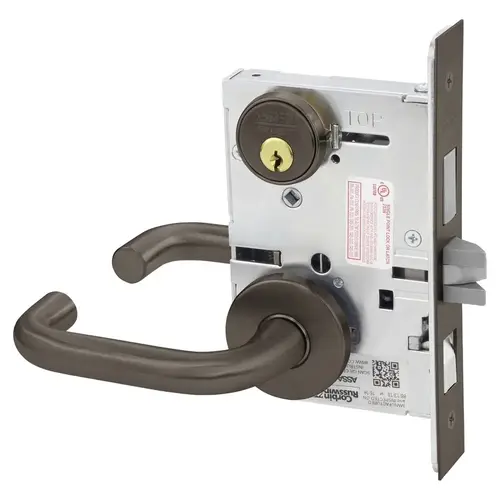 Mortise Lock Dark Oxidized Satin Bronze Oil Rubbed