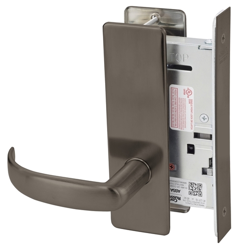 Mortise Lock Dark Oxidized Satin Bronze Oil Rubbed