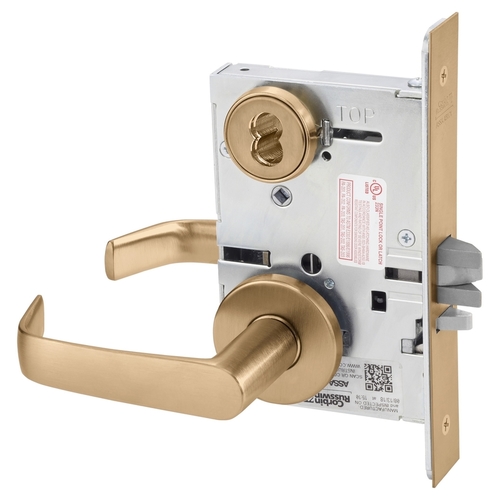 Mortise Lock Satin Bronze Clear Coated