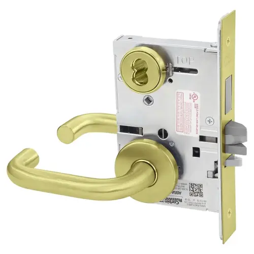 Mortise Lock Satin Bronze Clear Coated