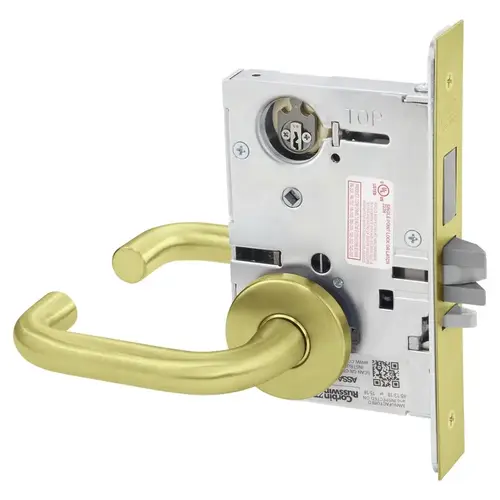 Mortise Lock Satin Bronze Clear Coated