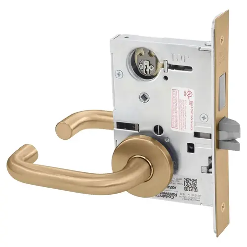 Mortise Lock Satin Bronze Clear Coated