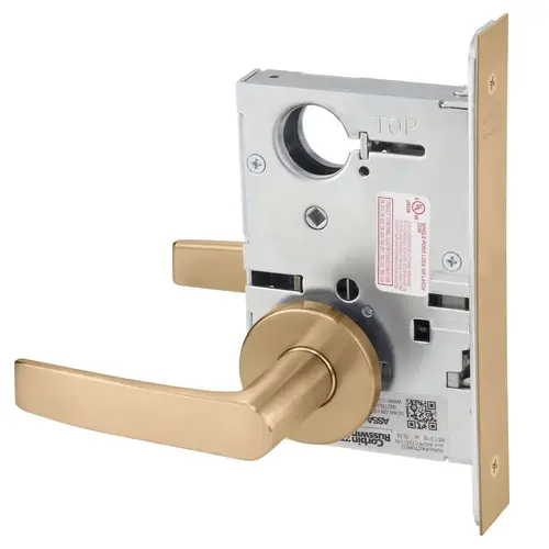 Mortise Lock Satin Bronze Clear Coated