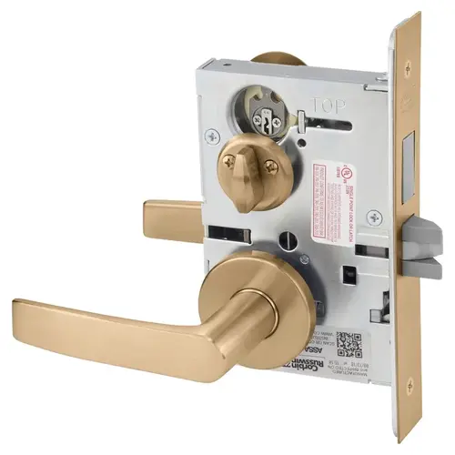 Mortise Lock Satin Bronze Clear Coated