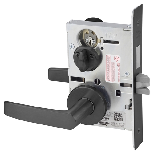 Mortise Lock Satin Nickel Plated Clear Coated