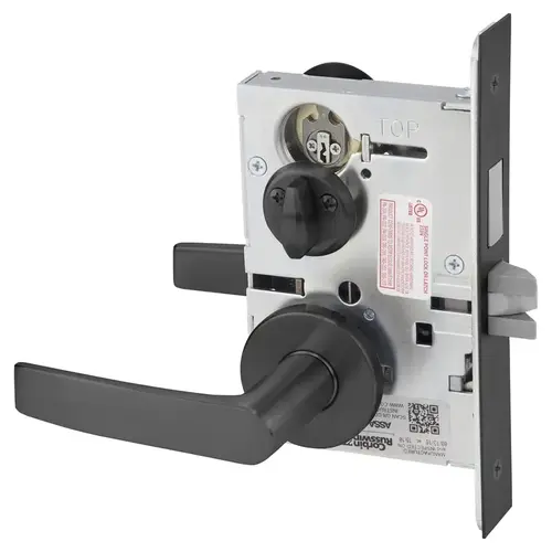 Mortise Lock Black Oxidized Bronze, Oil Rubbed