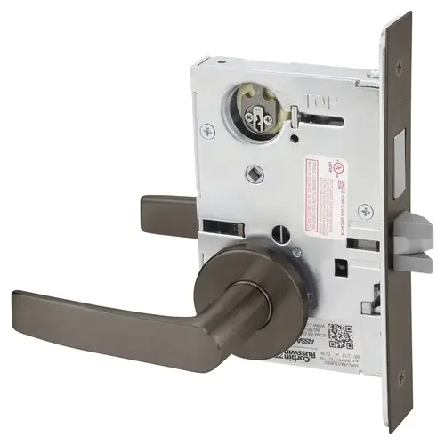 Mortise Lock Dark Oxidized Satin Bronze Oil Rubbed