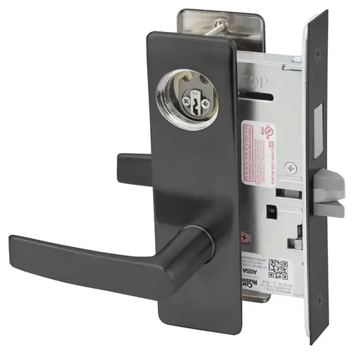 Mortise Lock Black Oxidized Bronze, Oil Rubbed