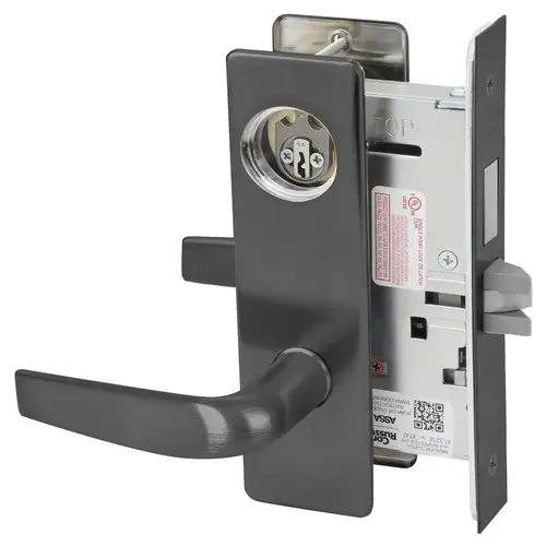 Mortise Lock Black Oxidized Bronze, Oil Rubbed