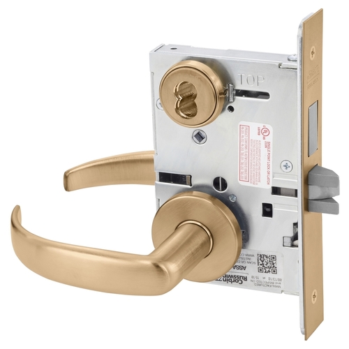 Mortise Lock Satin Bronze Clear Coated