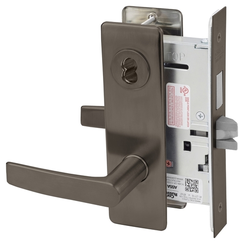 Mortise Lock Dark Oxidized Satin Bronze Oil Rubbed