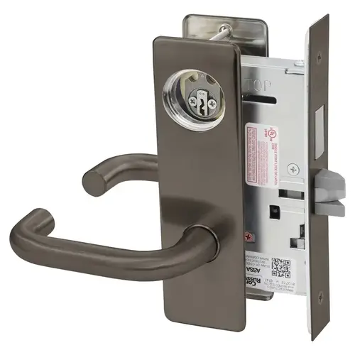 Mortise Lock Dark Oxidized Satin Bronze Oil Rubbed