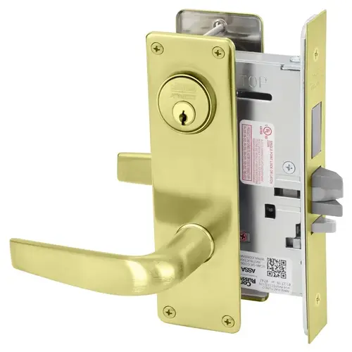 Mortise Lock Satin Brass