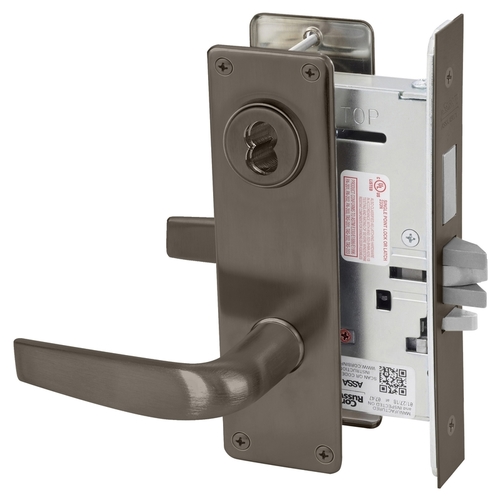 Mortise Lock Dark Oxidized Satin Bronze Oil Rubbed