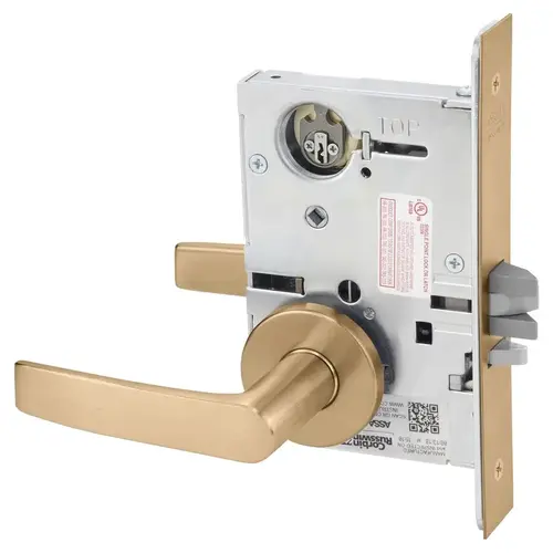 Mortise Lock Satin Bronze Clear Coated