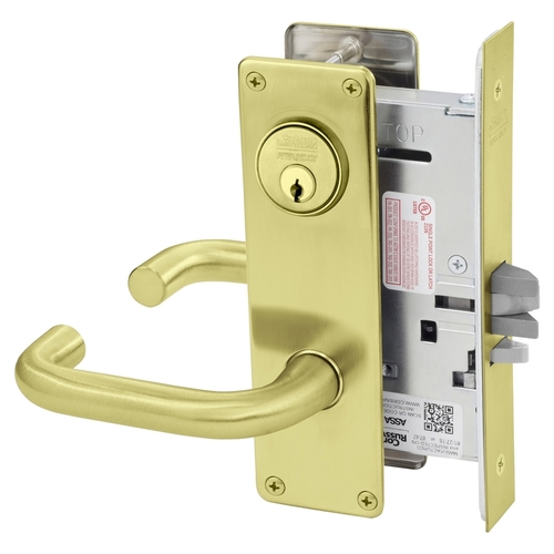 Mortise Lock Satin Brass