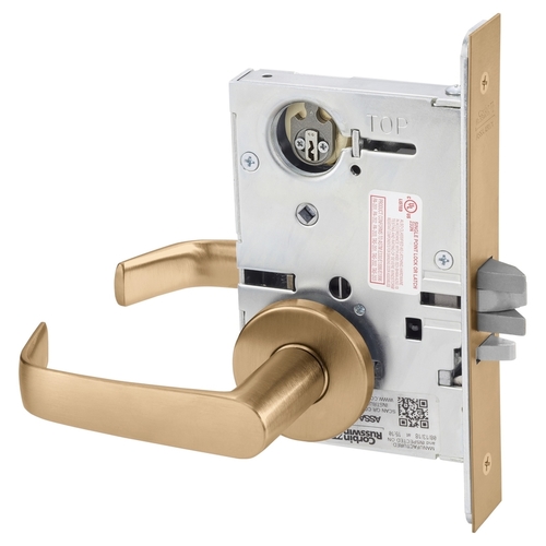 Mortise Lock Satin Bronze Clear Coated